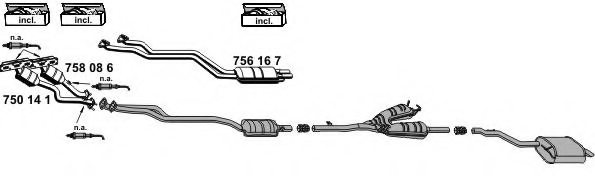ERNST 020150 Exhaust System